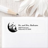 BigFoot Sasquatch Squatchy Forest Mountains Moon (Insitu)