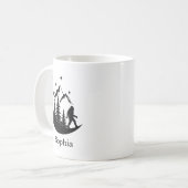BigFoot Sasquatch Squatchy Outdoor Nature Custom Kaffeetasse (Vorderseite Links)