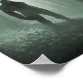 Bigfoot / Sasquatch Stille Watcher Poster (Ecke)