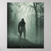 Bigfoot / Sasquatch Stille Watcher Poster (Vorne)