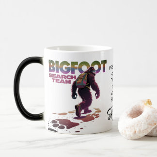 Bigfoot Sasquatch Suchteam Frühstück Kaffee Verwandlungstasse