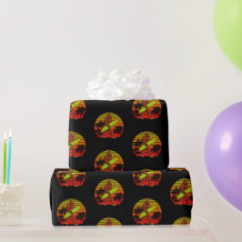 Bigfoot Sasquatch Surfer Typ Surfboard Geschenkpapier