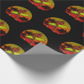 Bigfoot Sasquatch Surfer Typ Surfboard Geschenkpapier (Ecke)