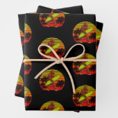 Bigfoot Sasquatch Surfer Typ Surfboard Geschenkpapier Set (Beispiel)