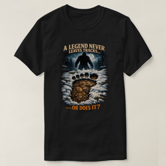 Bigfoot Sasquatch T-Shirt (Design vorne)