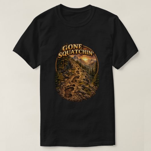 Bigfoot Sasquatch T-Shirt (Design vorne)