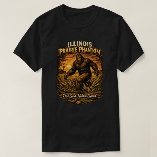 Bigfoot Sasquatch T-Shirt (Design vorne)