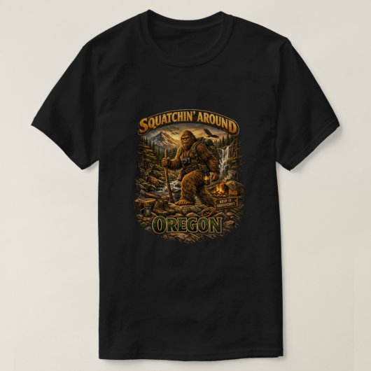 Bigfoot Sasquatch T-Shirt (Design vorne)