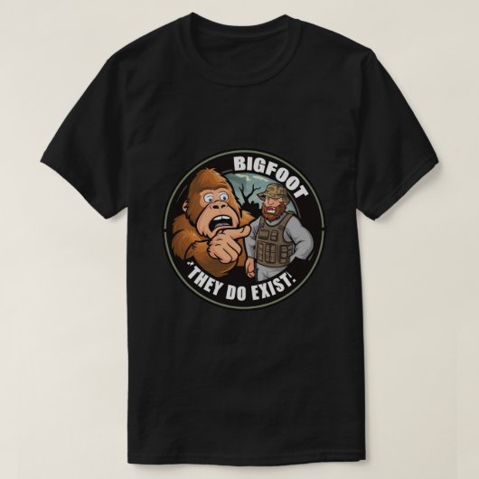 Bigfoot Sasquatch T-Shirt (Design vorne)