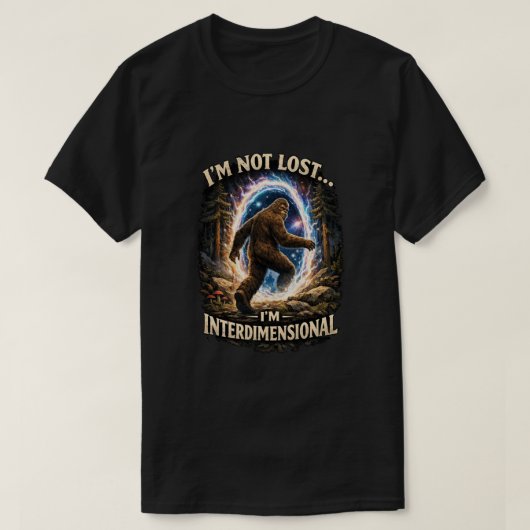 Bigfoot Sasquatch T-Shirt (Design vorne)