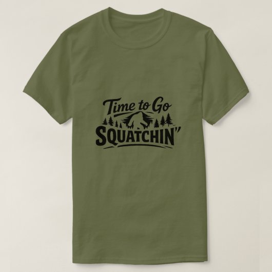 Bigfoot Sasquatch T-Shirt (Design vorne)