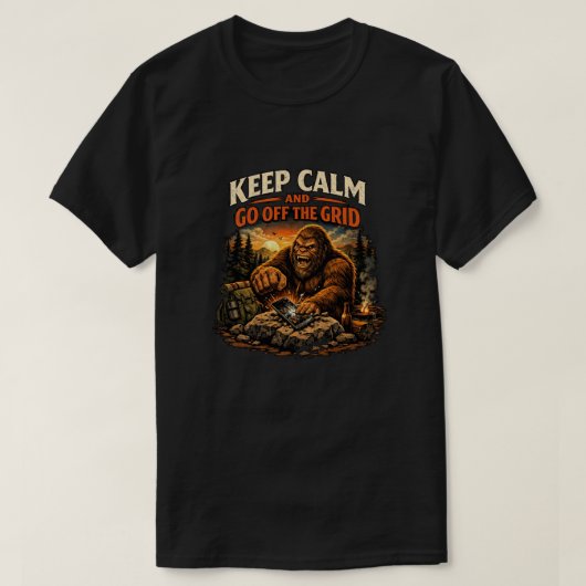 Bigfoot Sasquatch T-Shirt (Design vorne)