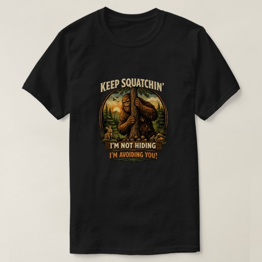 Bigfoot Sasquatch T-Shirt (Design vorne)