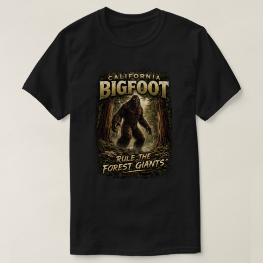 Bigfoot Sasquatch T-Shirt (Design vorne)
