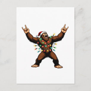 Bigfoot Sasquatch Teufelshörner Weihnachten 2026 R