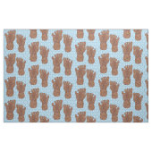 Bigfoot Sasquatch Track Crypto Craft Artikel Stoff (Fat Quarter (45,7 x 55,9 cm))