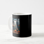 Bigfoot Sasquatch Turkey Ufos Funny Thanksgiving D Kaffeetasse (Vorderseite Links)