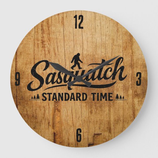 Bigfoot Sasquatch Uhr (Vorderseite)