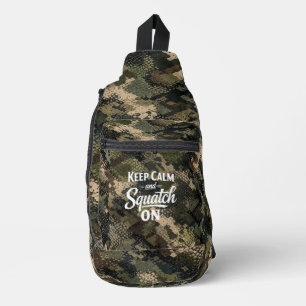 Bigfoot Sasquatch Umhängetasche Crossbody Bag