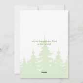 Bigfoot Sasquatch Vatertagskarte Feiertagskarte (Rückseite)