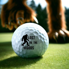 BIGFOOT / Sasquatch : VERLOREN IN DEN WOODS Golfball