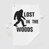 BIGFOOT / Sasquatch : VERLOREN IN DEN WOODS Golfhandtuch (Insitu)