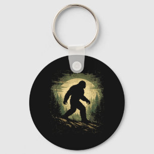 Bigfoot Sasquatch Vintage Wald Kryptidengläubiger Schlüsselanhänger