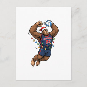 Bigfoot Sasquatch Volleyball Weihnachten Sport