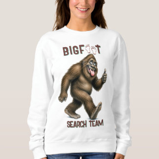 Bigfoot Sasquatch Wandern entdecken Sweatshirt