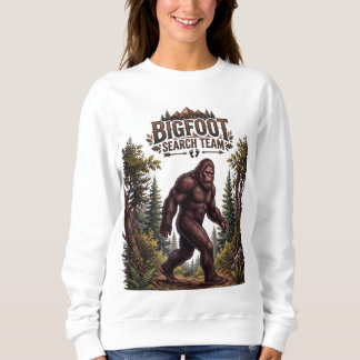 Bigfoot Sasquatch Wandersuche-Team Sweatshirt