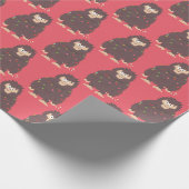 Bigfoot Sasquatch Weihnachten Geschenkpapier (Ecke)