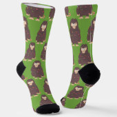 Bigfoot Sasquatch Weihnachten Socken (Gewinkelt)