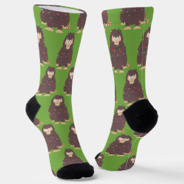 Bigfoot Sasquatch Weihnachten Socken