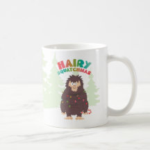 Bigfoot Sasquatch Weihnachtskarte