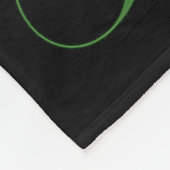 Bigfoot Sasquatch Yeti Believe Candy Cane Christma Fleecedecke (Ecke)