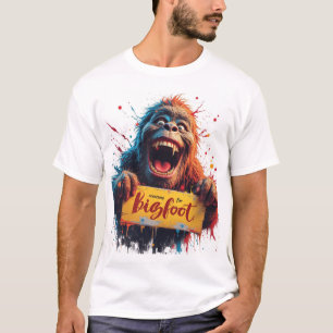 Bigfoot Sasquatch Yeti Monster Kreatur T-Shirt
