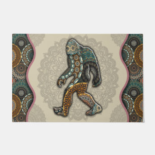 Bigfoot Sasquatch Yeti Themed Mat, Fun Bigfoot Fußmatte