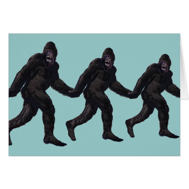 Bigfoot Sasquatch Yetti (Vorderseite (Horizontal))