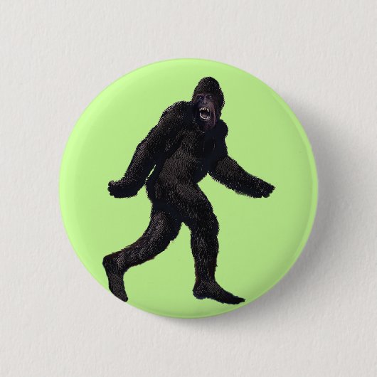 Bigfoot Sasquatch Yetti Button (Vorderseite)