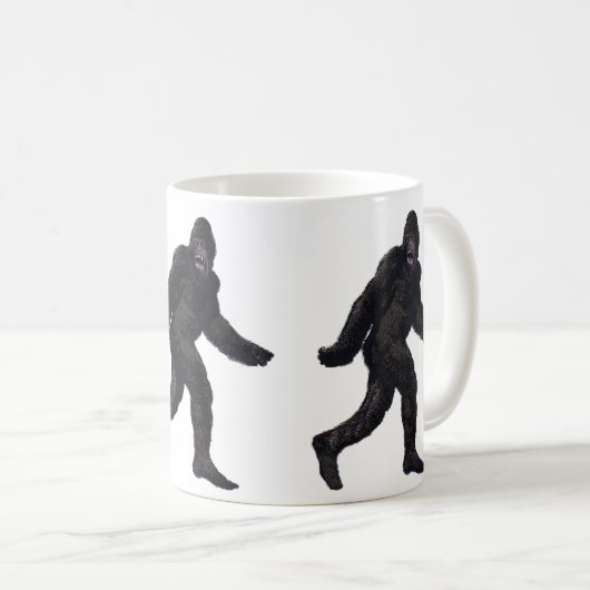 Bigfoot Sasquatch Yetti Kaffeetasse (VorderseiteRechts)