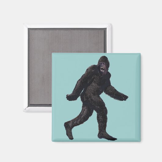 Bigfoot Sasquatch Yetti Magnet (Vorderseite/Rückseite)