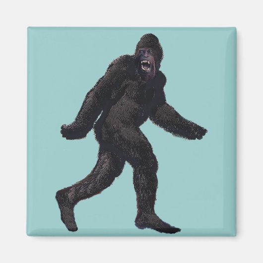 Bigfoot Sasquatch Yetti Magnet (Vorne)