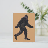 Bigfoot Sasquatch Yetti Postkarte (Stehend Vorderseite)