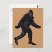 Bigfoot Sasquatch Yetti Postkarte (Vorne/Hinten)