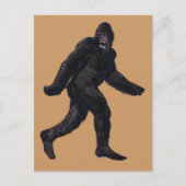 Bigfoot Sasquatch Yetti Postkarte (Vorderseite)
