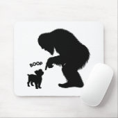Bigfoot Sasquatch Yorkshire Terrier Boop Mousepad (Mit Mouse)