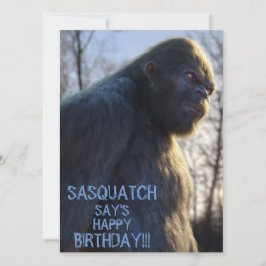 bigfoot, sasquatsch, flache Karte