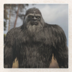 Bigfoot, sasquatsch, squatching, booger, Untersetz Glasuntersetzer