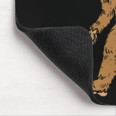 Bigfoot Sasquatsh Jester Hat Beads Funny Mardi Gra Mousepad (Ecke)