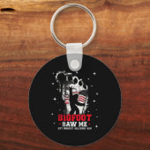 Bigfoot Saw Me But Nobody Believes Him Forest Hiki Schlüsselanhänger (Vorderseite)